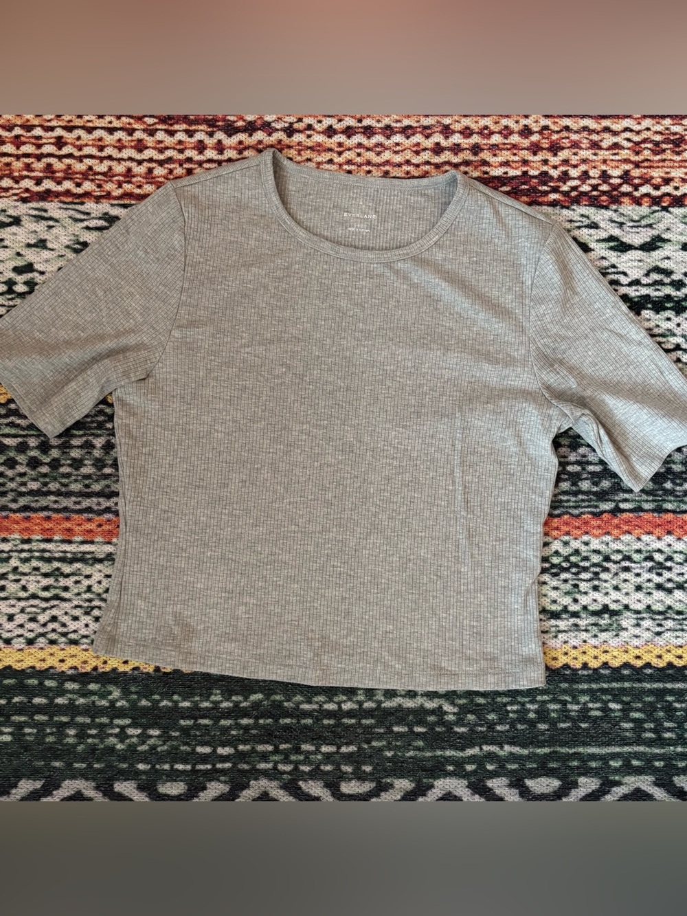 Everlane Ribbed Top size M